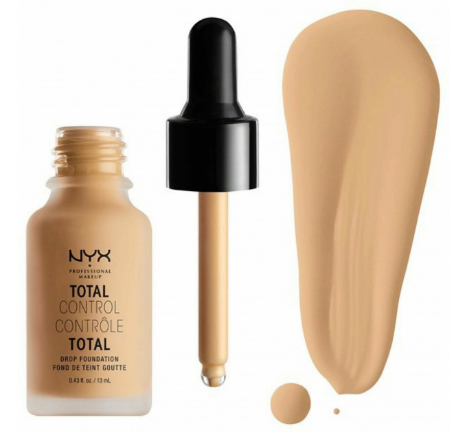 Стойкая тональная основа NYX Cosmetics Total Control Drop Foundation (13 мл)
