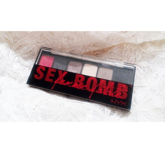 Палитра теней NYX Cosmetics The Sex Bomb Shadow Palette (6 оттенков)