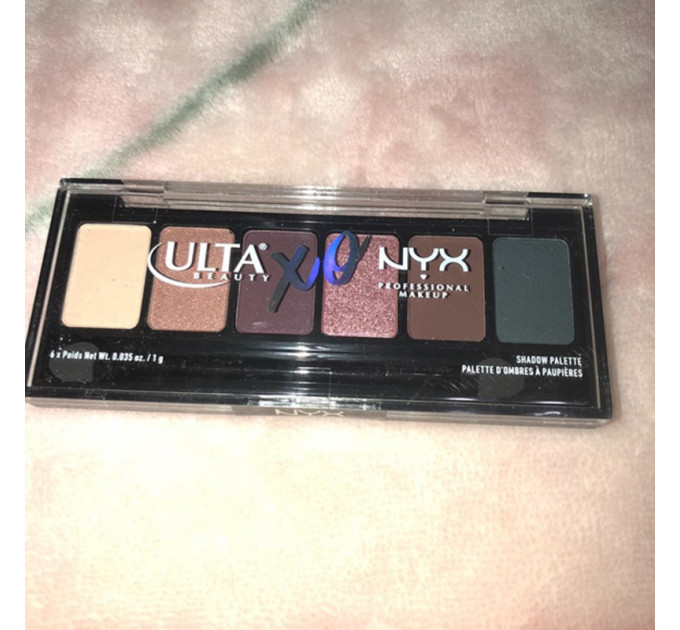 Палетка теней для век NYX Cosmetics Ulta Beauty XO Limited Edition (6 оттенков)
