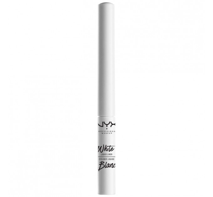 Рідка підводка для очей NYX Cosmetics White Liquid Liner (біла)