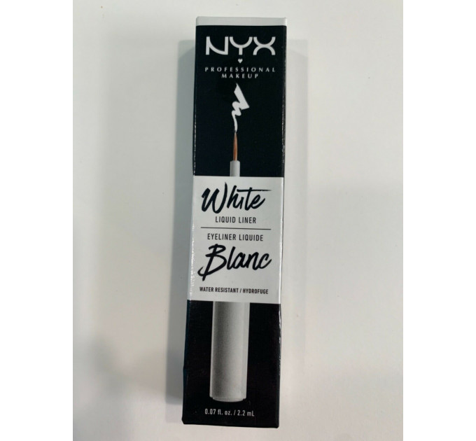 Жидкая подводка для глаз NYX Cosmetics White Liquid Liner (белая)