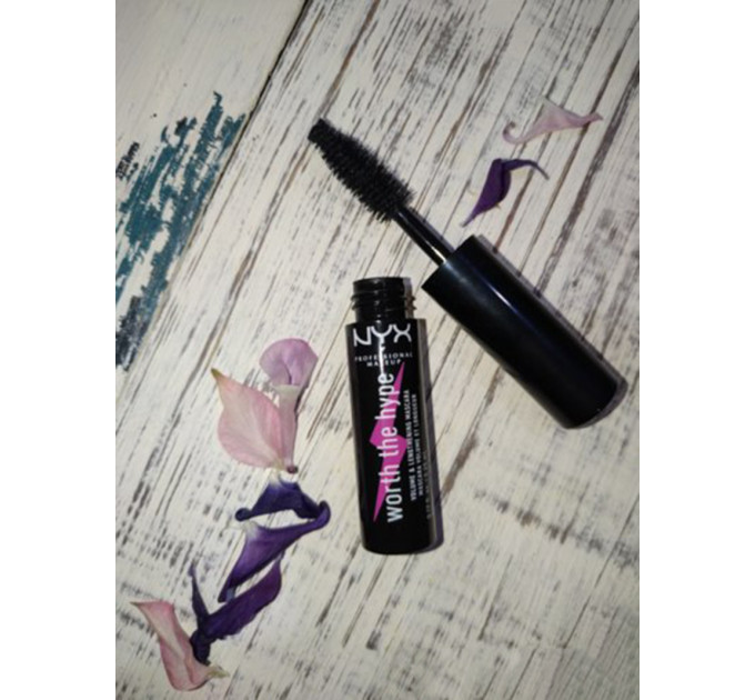 Кольорова туш для вій NYX Cosmetics Worth the Hype Volumizing & Lengthening Mascara (7 мл та 5.25 мл)