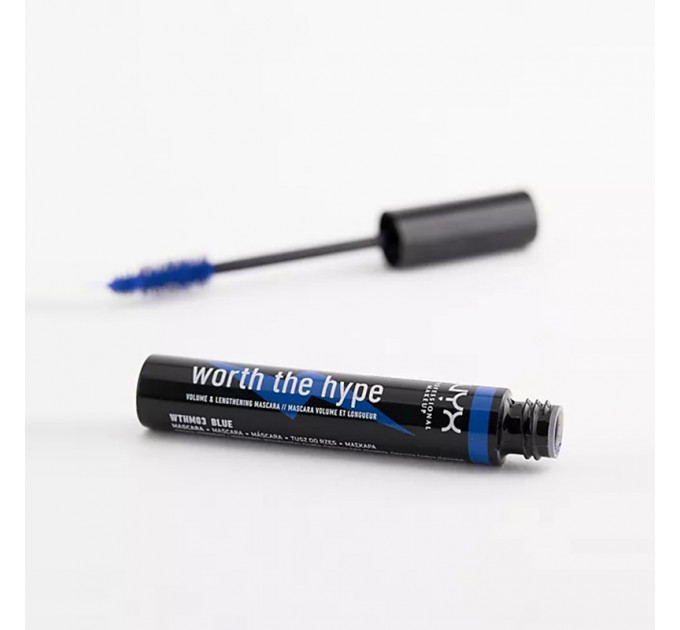 Кольорова туш для вій NYX Cosmetics Worth the Hype Volumizing & Lengthening Mascara (7 мл та 5.25 мл)