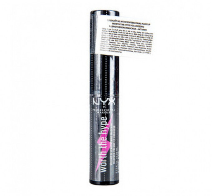 Кольорова туш для вій NYX Cosmetics Worth the Hype Volumizing & Lengthening Mascara (7 мл та 5.25 мл)