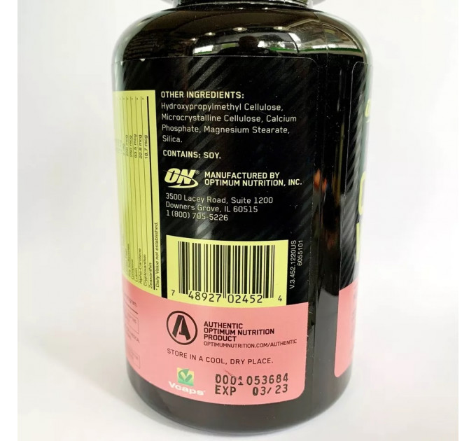 Вітамінно-мінеральний комплекс для жінок Optimum Nutrition Opti-Women (120 капсул на 60 днів)