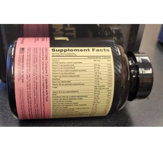 Вітамінно-мінеральний комплекс для жінок Optimum Nutrition Opti-Women (120 капсул на 60 днів)