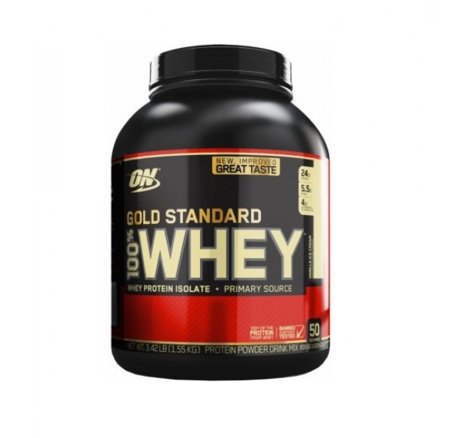 Протеин сывороточный изолят Optimum Nutrition 100% Whey Gold Standard со вкусом шоколада (1550 гр)