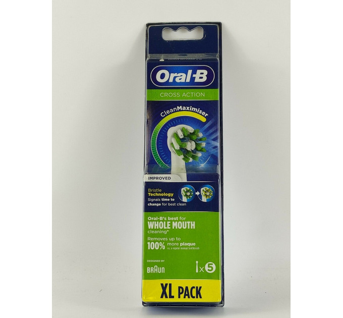 Сменные насадки Oral B Cross Action EB 50 White 5 шт
