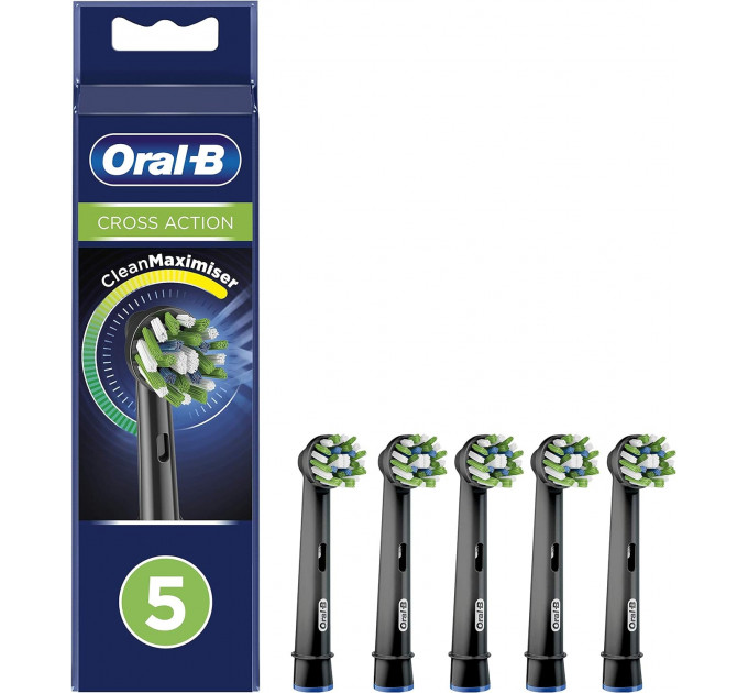Сменные насадки Oral-B Cross Action CleanMaximiser Black (5 шт)
