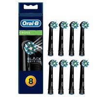 Сменные насадки Oral B Cross Action EB 50 Черный (8 шт)