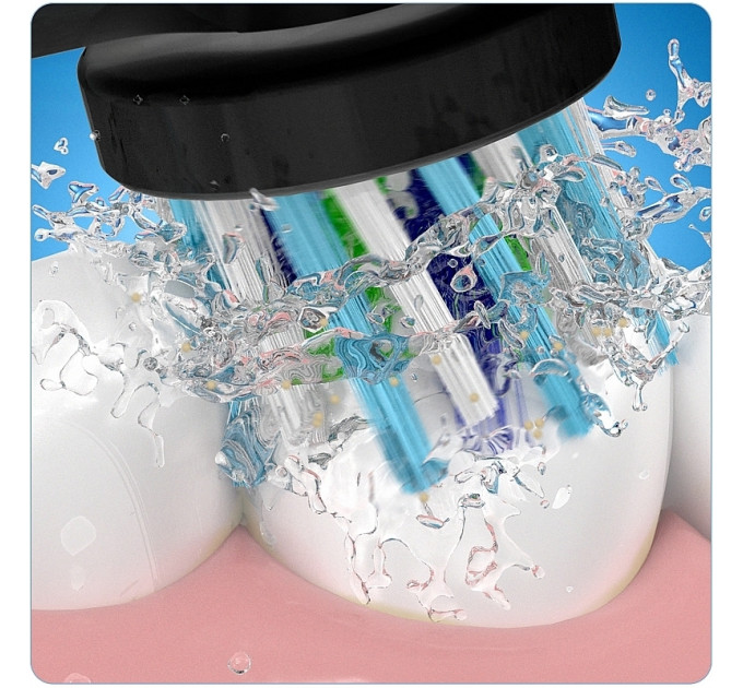 Сменные насадки Oral-B Cross Action EB 50 BRB CleanMaximiser Black  (3 шт)