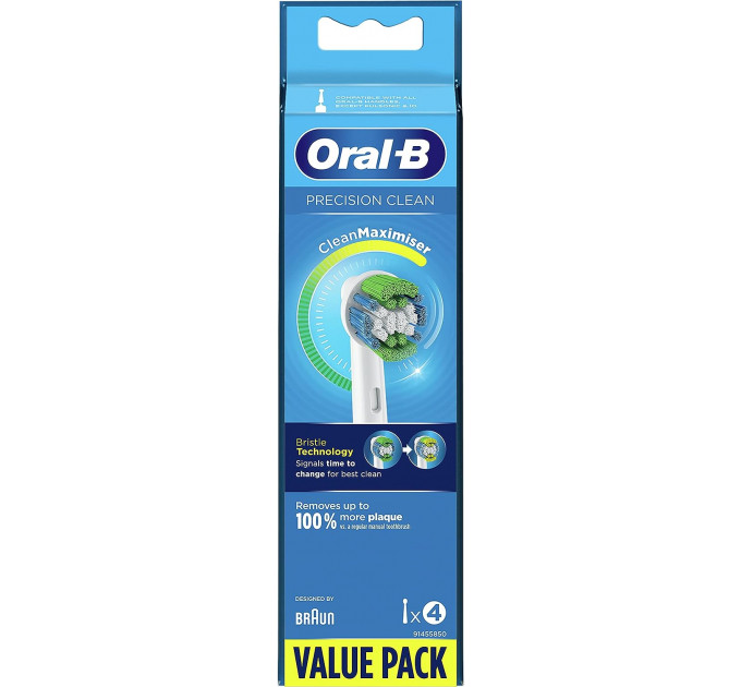 Насадки для електричних зубних щіток Oral-B Precision Clean Cleanmaximiser (4 шт)
