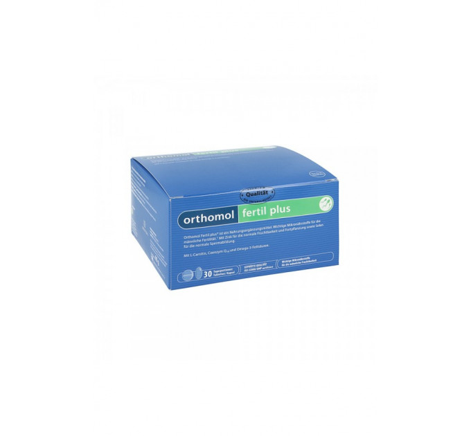 Чоловічі вітаміни Orthomol Fertil Plus під час планування вагітності 30 шт
