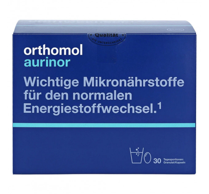 Вітамінний комплекс для покращення метаболізму Orthomol Aurinor (капсули та гранули на 30 днів прийому)