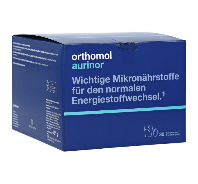 Вітамінний комплекс для покращення метаболізму Orthomol Aurinor (капсули та гранули на 30 днів прийому)