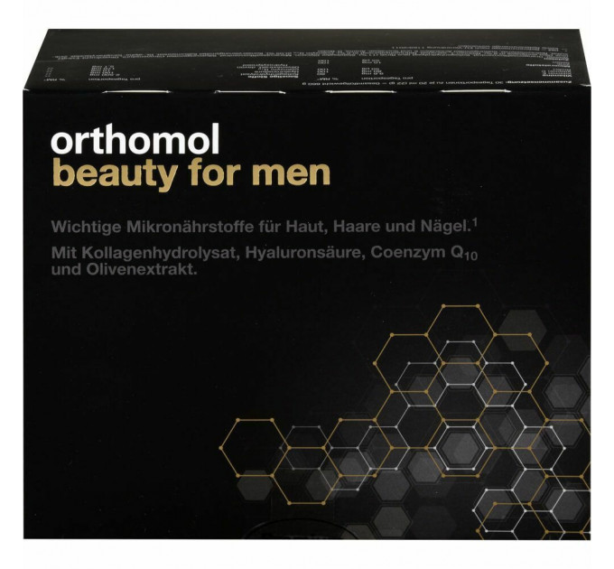 Вітамінно-мінеральний комплекс для чоловіків Orthomol Beauty for Men (питна пляшечка із суспензією) 30 щоденних порцій