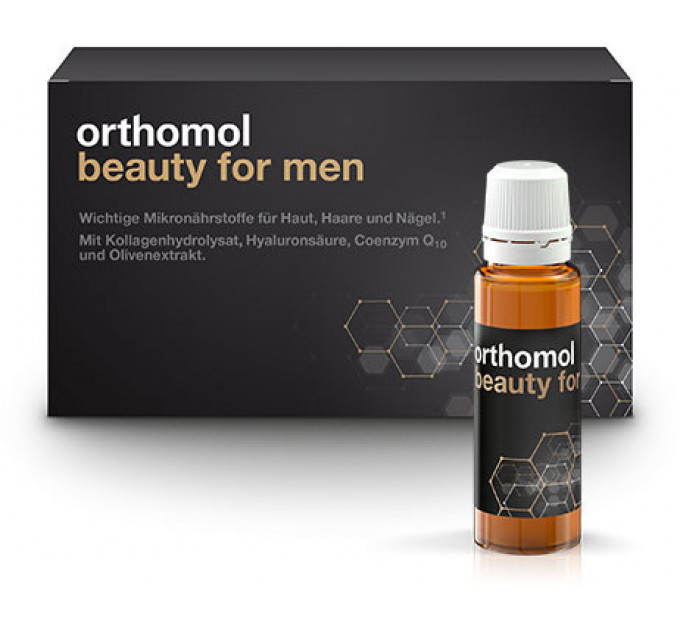 Витаминно-минеральный комплекс для мужчин Orthomol Beauty for Men (питьевая бутылочка с суспензией) 30 ежедневных порций