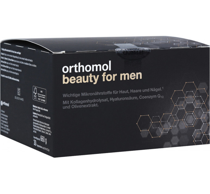 Витаминно-минеральный комплекс для мужчин Orthomol Beauty for Men (питьевая бутылочка с суспензией) 30 ежедневных порций