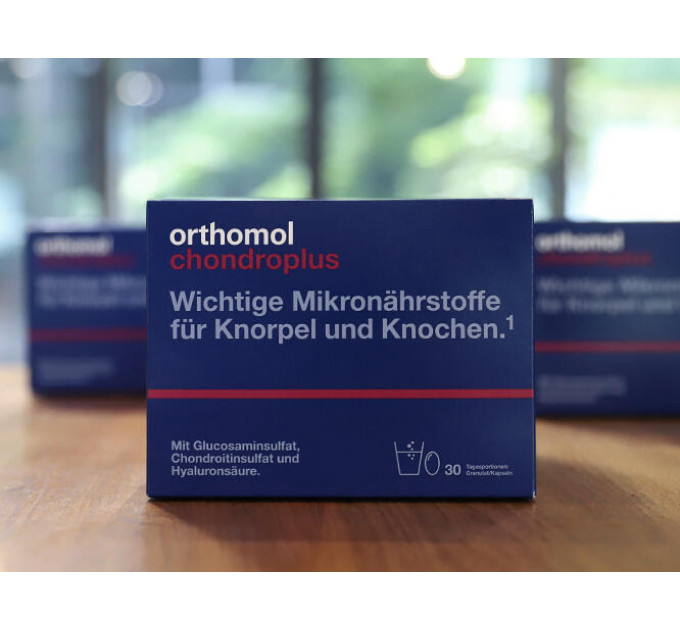 Витамины для хрящей и костей Orthomol Chondroplus (капсулы и гранулы 30 порций)