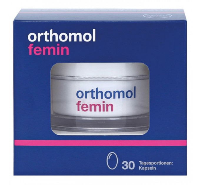 Вітамінний комплекс для жінок у період менопаузи Orthomol Femin (60 капсул на 30 днів)