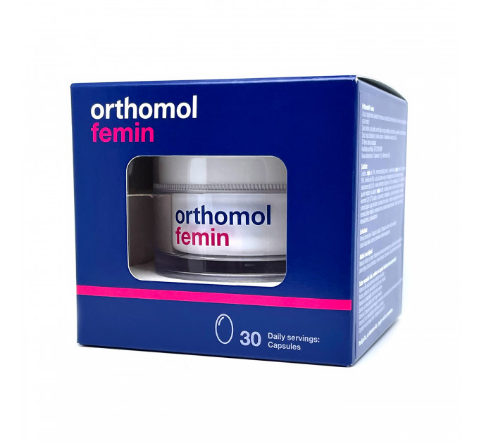 Витаминный комплекс для женщин в период менопаузы Orthomol Femin (60 капсул на 30 дней)