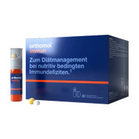 Витамины для восстановления и поддержки иммунной системы Orthomol Immun (питьевая суспензия и таблетки на 30 дней)
