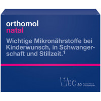 Вітамінно-мінеральний комплекс Orthomol Natal для вагітних та годуючих 30 порцій (гранули та капсули)