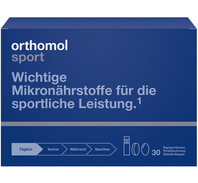 Витамины Orthomol Sport (питьевая суспензия таблетки капсулы) курс на 30 дней