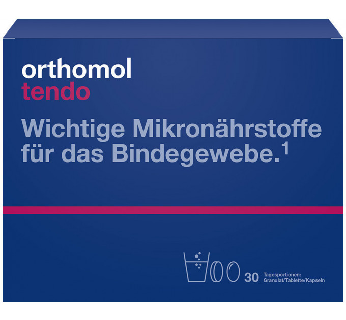 Вітамінний комплекс для сухожилля та зв'язок Orthomol Tendo (гранули капсули таблетки на 30 днів прийому)