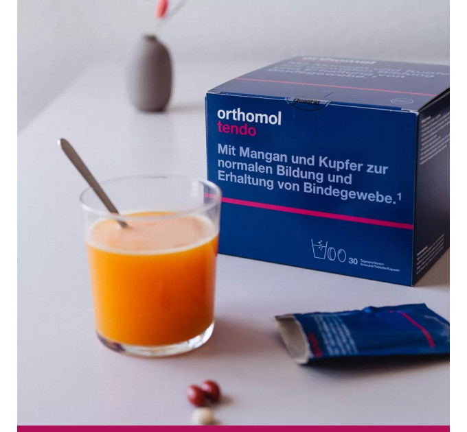 Вітамінний комплекс для сухожилля та зв'язок Orthomol Tendo (гранули капсули таблетки на 30 днів прийому)