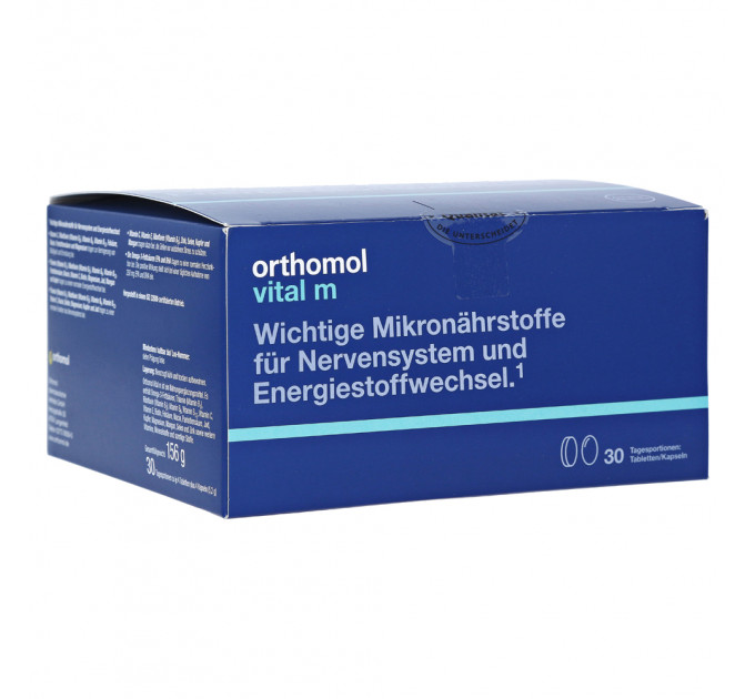Витамины для мужчин Orthomol Vital M капсулы и таблетки 30 порций