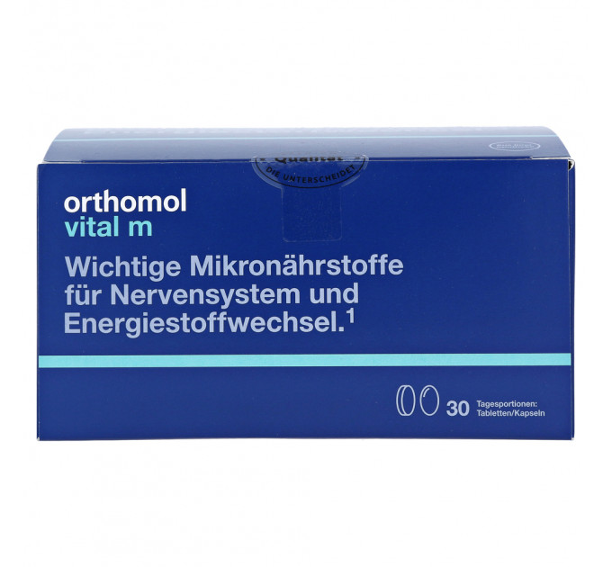Витамины для мужчин Orthomol Vital M капсулы и таблетки 30 порций