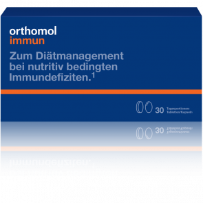Вітаміни для зміцнення імунітету Orthomol Immun (капсули та пігулки на 30 днів)