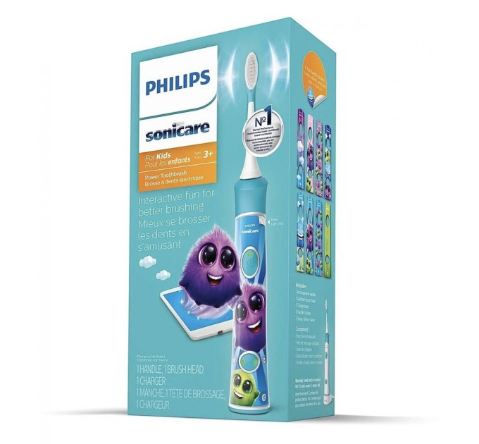 Дитяча електрична звукова зубна щітка Philips Sonicare For Kids HX6321/02