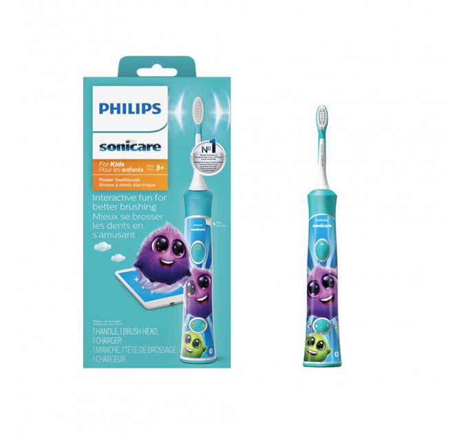 Детская электрическая звуковая зубная щетка Philips Sonicare For Kids HX6321/02