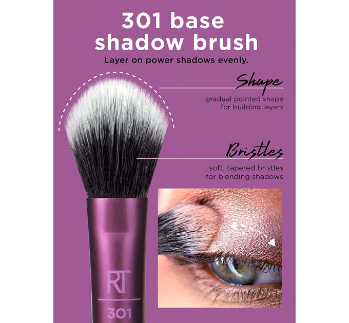 Набір пензлів для тіней Real Techniques (Реал Технікс) Eye Shade and Blend 2 шт