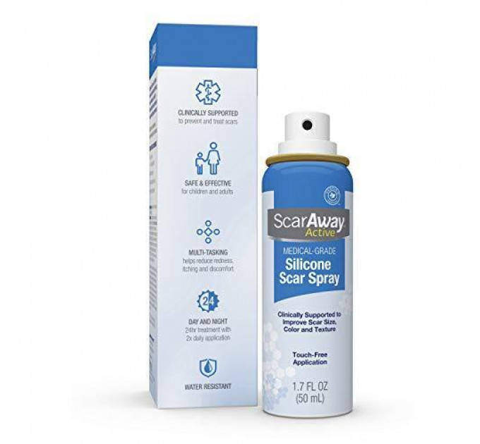Спрей от шрамов и рубцов ScarAway Silicone Scar Spray (50 мл)