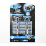 Бритва мужская Schick Hydro 5 Custom Hydrate (2 станка и 14 запасных картриджей)