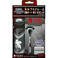 Бритвенный набор Schick Hydro 5 Neon Genesis Evangelion (станок + 3 картриджа + дорожный чехол)