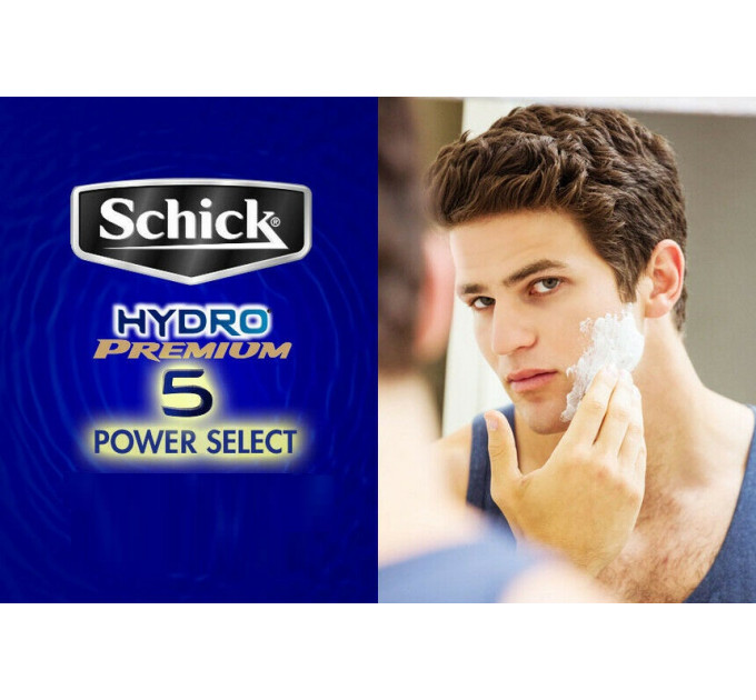Бритва мужская Schick Hydro 5 Premium Power Select Razor (1 станок 1 картридж 1 батарейка)