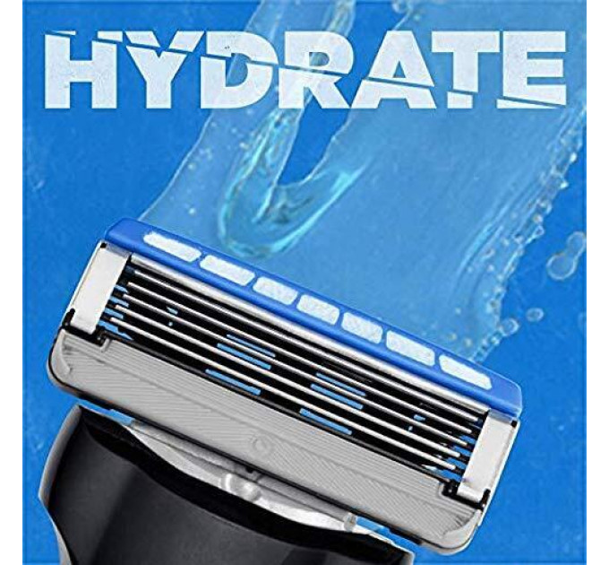 Бритва мужская Schick Hydro 5 Sense Hydrate (1 станок и 17 картриджей)