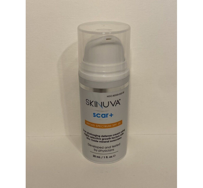 Крем від шрамів з факторами росту Skinuva Next Generation Scar Cream з SPF 30