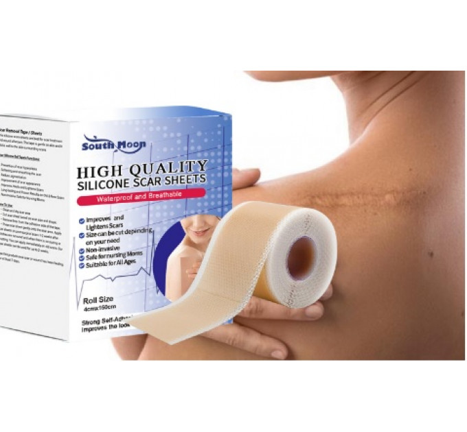 Пластир від шрамів та рубців силіконовий South Moon (150х4 см)