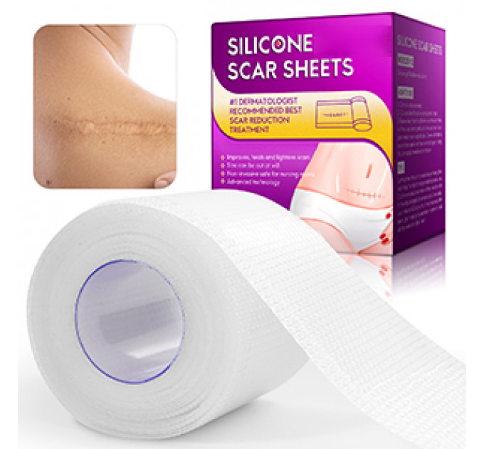 Силиконовый пластырь от шрамов и рубцов Elaimei Silicone Scar Sheets (4х152 см)