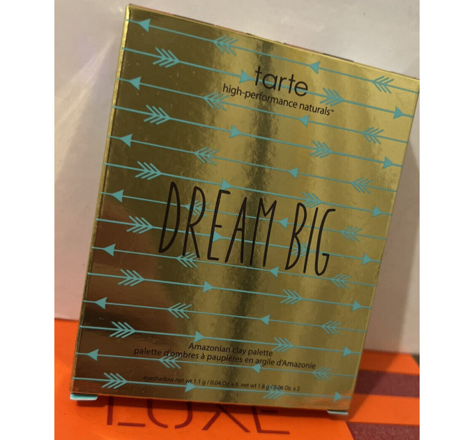 Палетка теней для век Tarte Cosmetics Limited Edition Dream Big Eyeshadow Palette (8 оттенков)