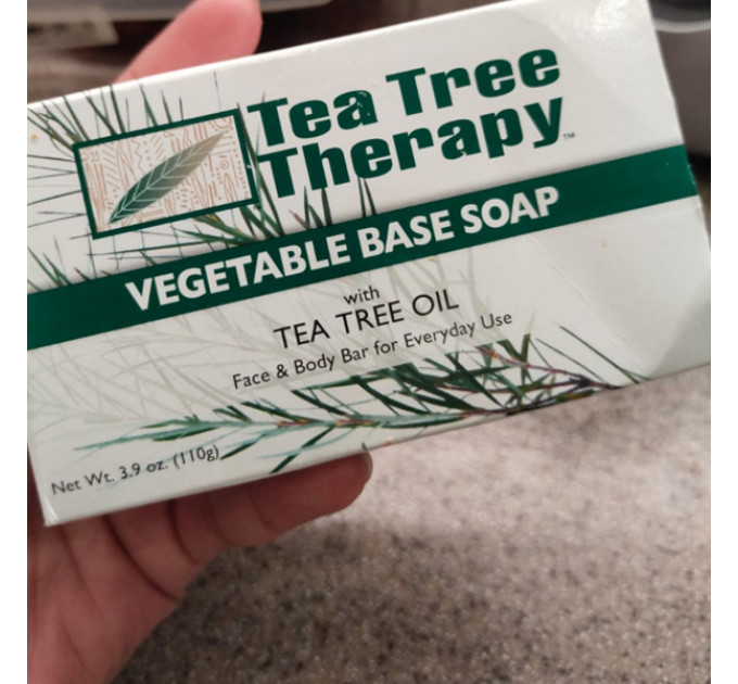 Мыло на растительной основе с маслом чайного дерева Tea Tree Therapy (110 гр)