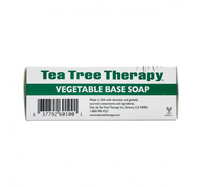 Мыло на растительной основе с маслом чайного дерева Tea Tree Therapy (110 гр)