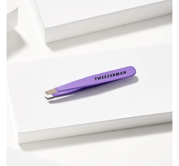 Пінцет для брів Tweezerman Mini Slant Tweezer Blooming Lilac (7 см)