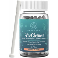 Вагінальні супозиторії для контролю запаху VeeFresh VeeCleanse (30 шт + аплікатор)