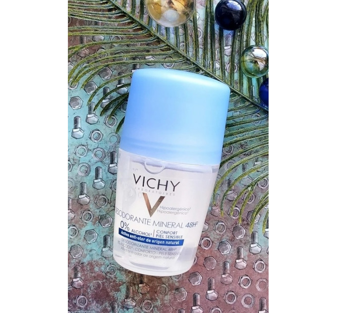Дезодорант без алюмінію жіночий Vichy Deodorant Mineral 48 годин захисту (50 мл)